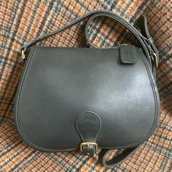Coach Bags Coach Green Saddle Bag Poshmark